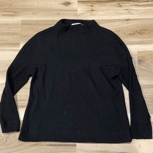 Anthropologie Dolan Black Pullover Ribbed Sweater Women’s XL